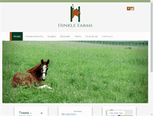 Tablet Screenshot of hinklefarms.com